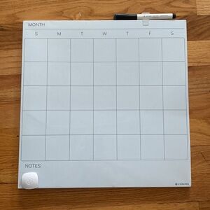 Monthly Magnetic Dry Erase Wall Calendar